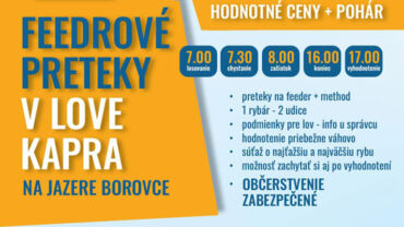 Feedrové preteky v love kapra
