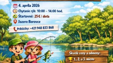 Detské rybárske preteky Borovce 2026